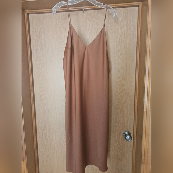 Satin Slip Dress - Picture 2 of 6